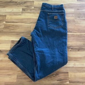 Carhartt fleece lined jeans size 40X32